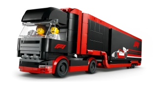Конструктор Lego City Грузовик F1 с автомобилями RB20 и AMR24 F1 (60445)