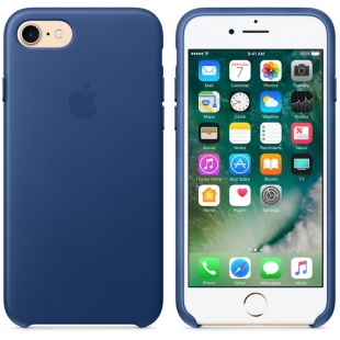 Кожаный чехол для iPhone 7/8, цвет «синий сапфир», оригинальный Apple, оригинальный Apple
