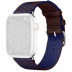 45мм Ремешок Hermès Single (Simple) Tour Jumping цвета Rouge Sellier/Bleu Saphir для Apple Watch