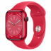 Apple Watch Series 8 // 45мм GPS // Корпус из алюминия цвета (PRODUCT)RED, спортивный ремешок цвета (PRODUCT)RED