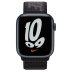 Apple Watch Series 7 // 45мм GPS + Cellular // Корпус из алюминия цвета «тёмная ночь», спортивный браслет Nike чёрного цвета
