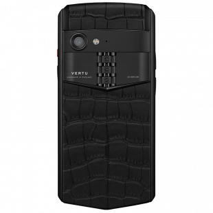 Vertu Aster P Gothic Titanium Matt Black Alligator