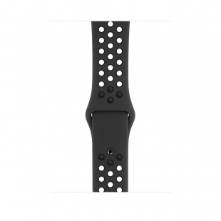 Apple Watch Series 4 Nike+ // 40мм GPS + Cellular // Корпус из алюминия цвета «серый космос», спортивный ремешок Nike цвета «антрацитовый/чёрный» (MTX82)