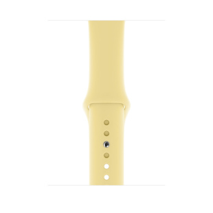 Apple Watch Series 5 // 44мм GPS + Cellular // Корпус из нержавеющей стали цвета «серый космос», спортивный ремешок цвета «лимонный мусс»