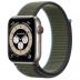 Apple Watch Series 6 // 44мм GPS + Cellular // Корпус из титана, спортивный браслет цвета «Зелёные холмы»