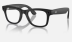 Умные очки Ray-Ban Stories Wayfarer (Черная матовая оправа, прозрачные фотохромные линзы)