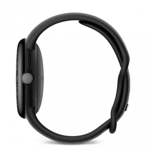 Google Pixel Watch 4 Wi-Fi, черный корпус 41 mm, спортивный ремешок черного цвета (Obsidian)