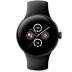 Google Pixel Watch 2, Wi-Fi, серебристый корпус, спортивный ремешок черного цвета (Obsidian)