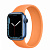 Купить Apple Watch Series 7 // 41мм GPS // Корпус из алюминия синего цвета, монобраслет цвета «весенняя мимоза»