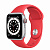 Купить Apple Watch Series 6 // 40мм GPS + Cellular // Корпус из алюминия серебристого цвета, спортивный ремешок цвета (PRODUCT)RED