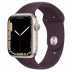 Apple Watch Series 7 // 45мм GPS // Корпус из алюминия цвета «сияющая звезда», спортивный ремешок цвета «тёмная вишня»