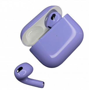 AirPods (3‑го поколения) (2021) - беспроводные наушники Apple с зарядным кейсом (Сиреневый, глянец)