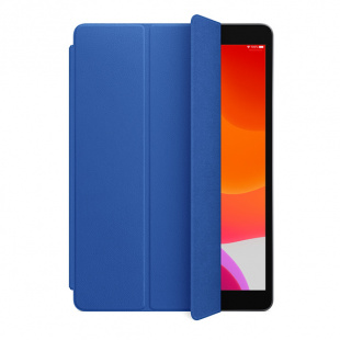 Кожаная обложка Smart Cover для iPad 10,2 дюйма (7‑го поколения) и iPad Air (3‑го поколения), цвет «синий аргон»