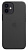 Кожаный чехол MagSafe для iPhone 12, чёрный цвет