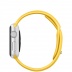 Apple Watch Sport 38 мм, серебристый алюминий, спортивный ремешок жёлтого цвета