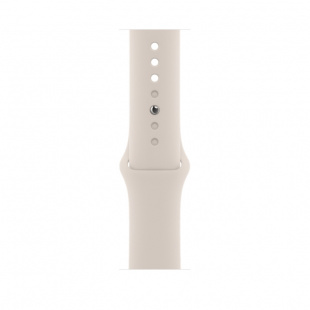 Apple Watch Series 7 // 45мм GPS // Корпус из алюминия цвета «сияющая звезда», спортивный ремешок цвета «сияющая звезда»