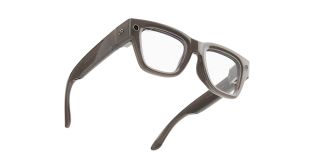 Умные очки Ray-Ban Display (Оправа песочного цвета, прозрачно-серые фотохромные линзы)