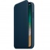 Кожаный чехол Folio для iPhone X / Xs, цвет «космический синий», оригинальный Apple