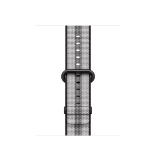 38/40мм Ремешок из плетёного нейлона чёрного цвета (в полоску) для Apple Watch