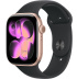 Apple Watch Series 11 // 46мм GPS // Корпус из алюминия цвета "розовое золото", спортивный ремешок черного цвета Apple Watch Series 11 // 46мм GPS // Корпус из алюминия цвета "розовое золото", спортивный ремешок черного цвета