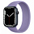 Купить Apple Watch Series 7 // 45мм GPS // Корпус из алюминия цвета «тёмная ночь», монобраслет цвета «английская лаванда»
