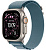 Купить Apple Watch Ultra 3 (2025) // 49мм GPS+Cellular // Корпус из титана, ремешок Alpine Loop светло-синего цвета
