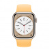 Apple Watch Series 8 // 45мм GPS // Корпус из алюминия цвета "сияющая звезда", монобраслет цвета "солнечное сияние"