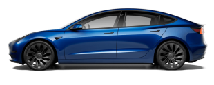Tesla Model 3 Performance, Deep Blue Metallic