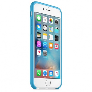 Силиконовый чехол для iPhone 6s – голубой