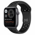 Apple Watch SE // 44мм GPS // Корпус из алюминия цвета «серый космос», спортивный ремешок Nike цвета «Антрацитовый/чёрный» (2020)