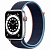 Купить Apple Watch Series 6 // 44мм GPS + Cellular // Корпус из алюминия серебристого цвета, спортивный браслет цвета «Тёмный ультрамарин»