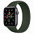 Купить Apple Watch SE // 44мм GPS // Корпус из алюминия цвета «серый космос», монобраслет цвета «Кипрский зелёный» (2020)
