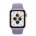 Apple Watch SE // 40мм GPS // Корпус из алюминия золотого цвета, спортивный ремешок цвета «Английская лаванда» (2020)