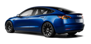 Tesla Model 3 Performance, Deep Blue Metallic
