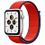 Купить Apple Watch SE // 44мм GPS // Корпус из алюминия серебристого цвета, спортивный браслет цвета (PRODUCT)RED (2020)