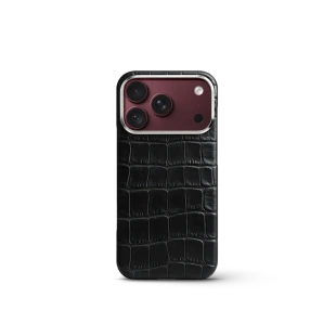 Чехол Golden Concept для iPhone 18 Pro, Alligator Edition (Black)