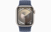 Apple Watch Series 9 // 41мм GPS+Cellular // Корпус из алюминия цвета "сияющая звезда", плетёный монобраслет цвета "штормовой синий"