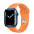 Купить Apple Watch Series 7 // 41мм GPS // Корпус из алюминия синего цвета, спортивный ремешок цвета «весенняя мимоза»