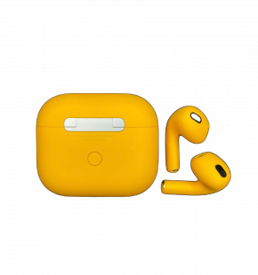 AirPods (3‑го поколения) (2021) - беспроводные наушники Apple с зарядным кейсом (Оранжевый, матовый)