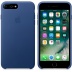 Кожаный чехол для iPhone 7+ (Plus)/8+ (Plus), цвет «синий сапфир», оригинальный Apple