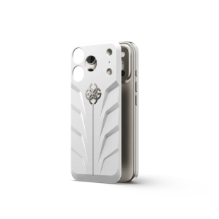 Чехол Golden Concept для iPhone 17 Pro, Magnetic Shield, Racing Sport Rubber, Daytona White