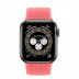 Apple Watch Series 6 // 44мм GPS + Cellular // Корпус из титана цвета «черный космос», плетёный монобраслет цвета «Розовый пунш»