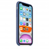 Силиконовый чехол для iPhone 11, цвет «синий лён», оригинальный Apple