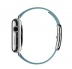 Apple Watch 38 мм, нержавеющая сталь, ремешок цвета «полярная лазурь» с современной пряжкой