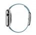 Apple Watch 38 мм, нержавеющая сталь, ремешок цвета «полярная лазурь» с современной пряжкой