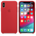 Силиконовый чехол для iPhone Xs Max, (PRODUCT)RED, оригинальный Apple